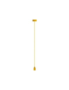 DESIGN PENDANT LAMPHOLDER WITH FABRIC CORD - YELLOW 2
