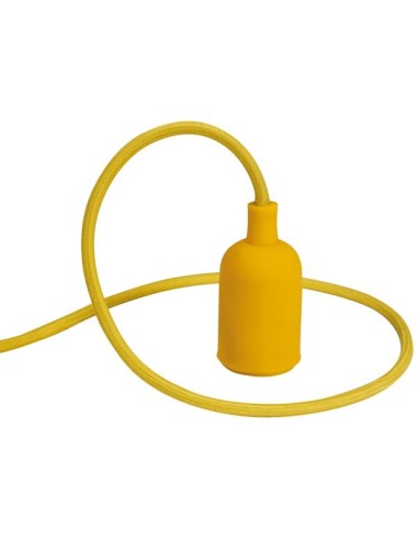 DESIGN PENDANT LAMPHOLDER WITH FABRIC CORD -...