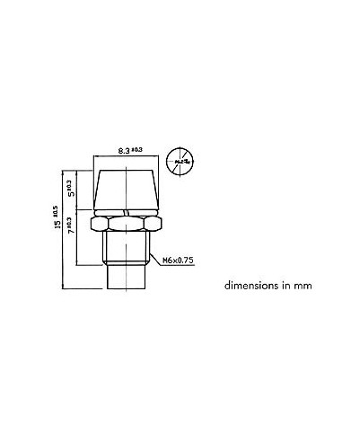 HOUDER VOOR LED SIGNAALLAMP Ø3mm