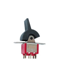 VERTICAL PCB PADDLE SWITCH DPDT ON-ON