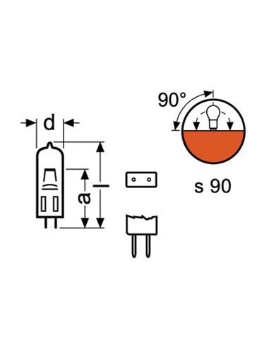 EVC 250W / 24V, G6.35, 300h