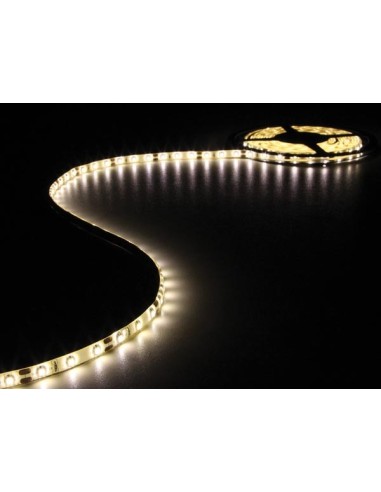 FLEXIBLE LED STRIP - WARM WHITE - 300 LEDs - 5m - 12V