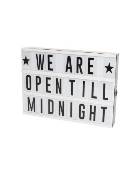 BOÎTE LUMINEUSE - 30 x 22 x 4.3 cm - CÂBLE USB