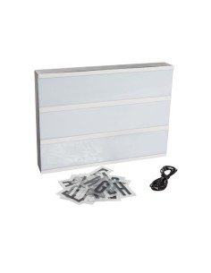 BOÎTE LUMINEUSE - 30 x 22 x 4.3 cm - CÂBLE USB 2