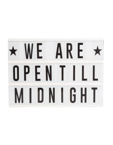 BOÎTE LUMINEUSE - 30 x 22 x 4.3 cm - CÂBLE USB