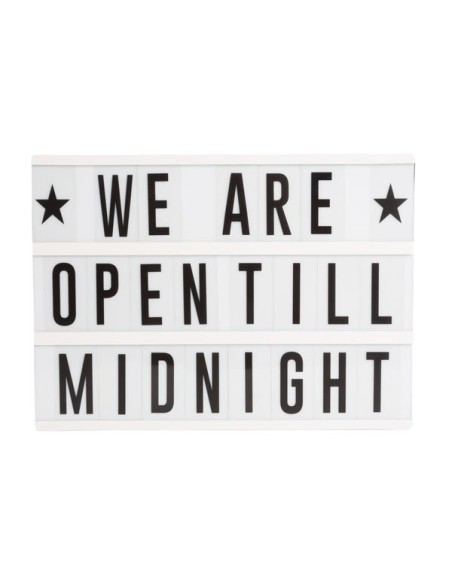 BOÎTE LUMINEUSE - 30 x 22 x 4.3 cm - CÂBLE USB