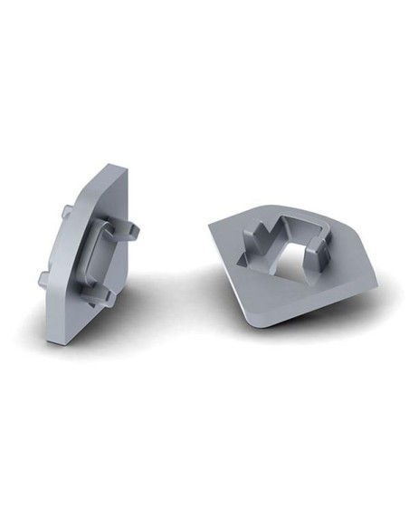 LINEARES VERBINDUNGSSTÜCK FÜR LED-PROFIL 'ALU-45' - ALUMINIUM - SILBER