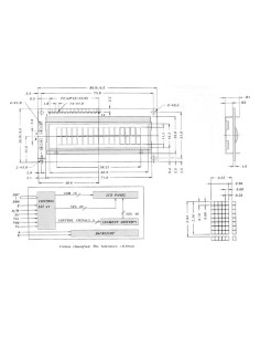 SUPERTWIST LCD 16 x 2 - BACKLIGHT WITH LEDS