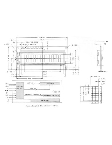 LCD 16X2 SUPERTWIST ILUMINACIÓN CON LEDS