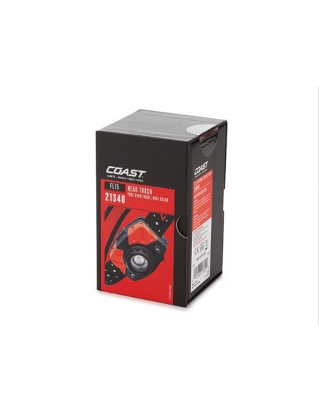 COAST - FL75 - LAMPE FRONTALE - LUMIÈRE ROUGE/BLANC - 435 LUMEN