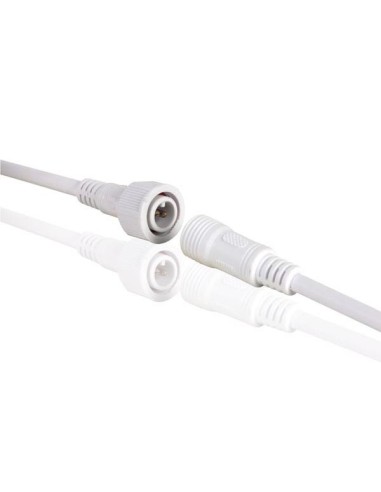 CONNECTEUR POUR FLEXIBLE LED UNICOLORE AVEC CÂBLE (MÂLE-FEMELLE) - IP68