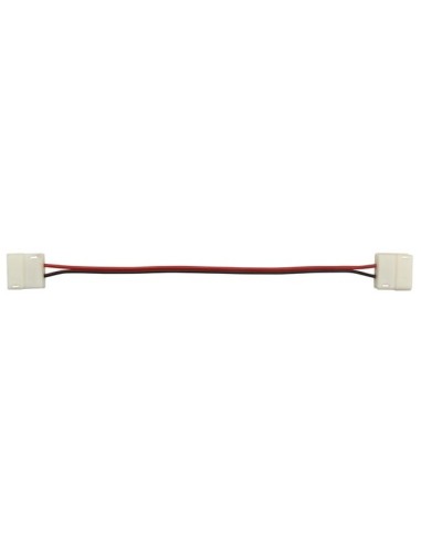 CÂBLE AVEC CONNECTEURS PUSH POUR BANDE À LED FLEXIBLE - 8 mm - 1 COULEUR