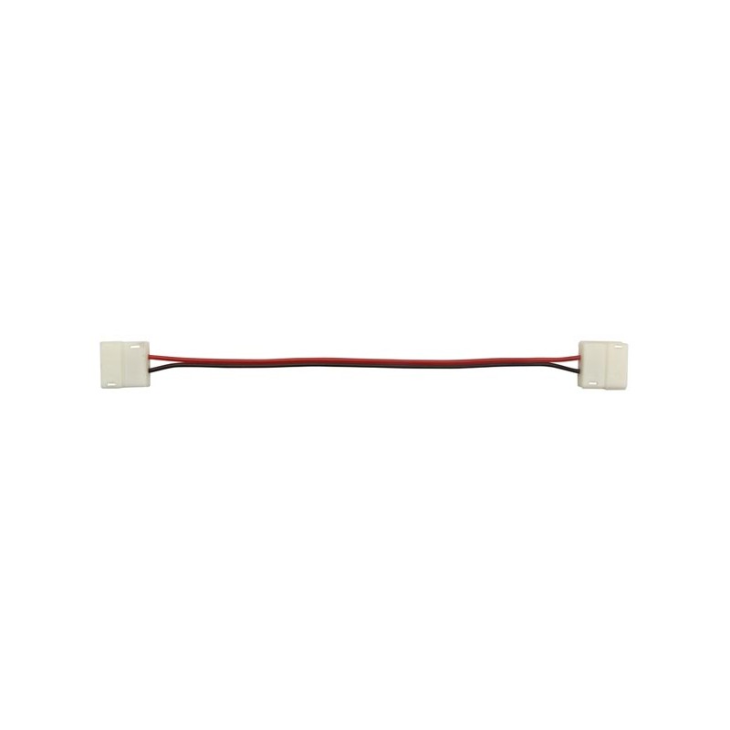 CABLE WITH PUSH CONNECTORS FOR FLEXIBLE LED STRIP - 8 mm MONO COLOUR