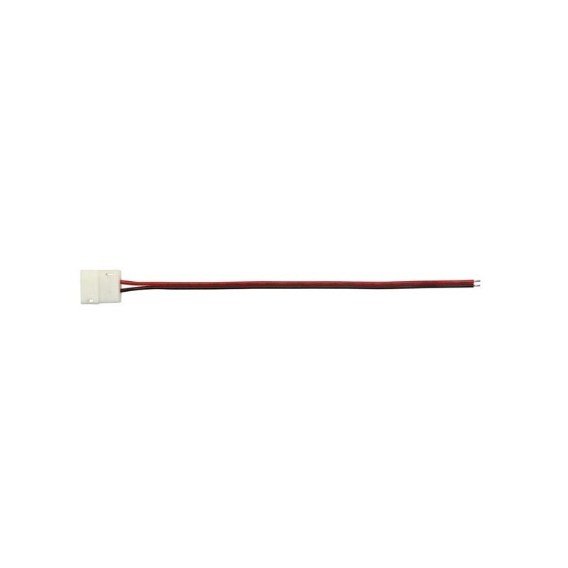 CABLE WITH 1 PUSH CONNECTOR FOR FLEXIBLE LED STRIP - 10 mm MONO COLOUR