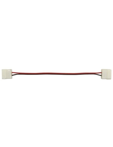 CABLE WITH PUSH CONNECTORS FOR FLEXIBLE LED STRIP - 10 mm MONO COLOUR