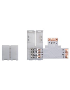 PUSH CONNECTOR FOR FLEXIBLE LED STRIP - 10 mm RGB COLOUR 2