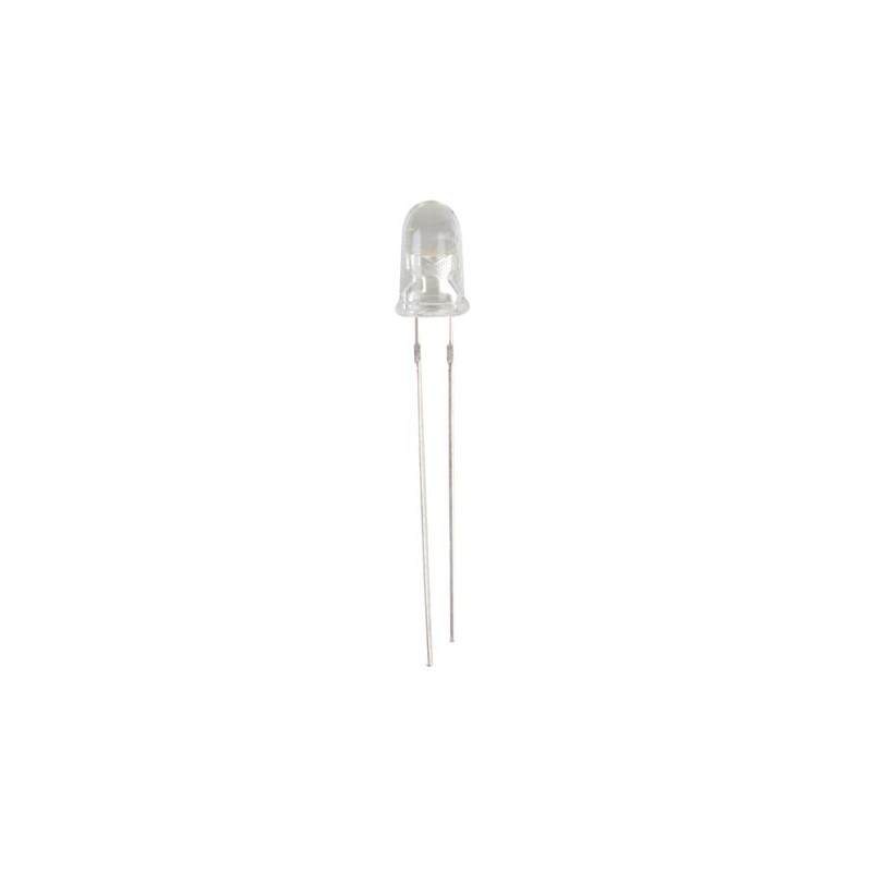 5mm LED GEEL GLASHELDER - 15000 mcd