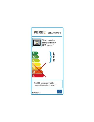 LED-SCHIJNWERPER VOOR BUITENSHUIS - 30 W...