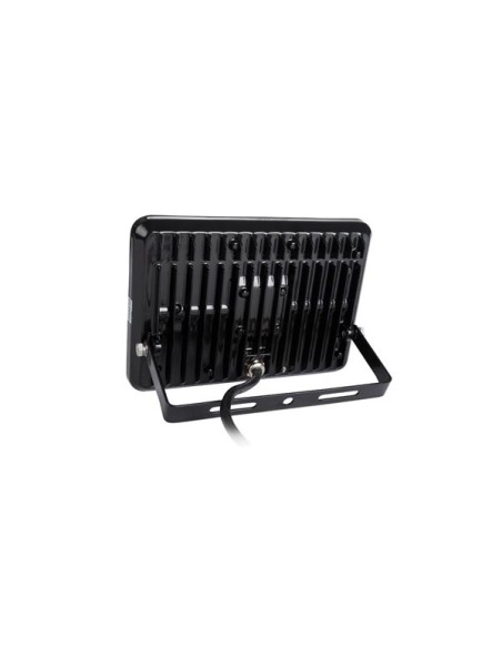 DESIGN LED-SCHIJNWERPER - 20 W, WARMWIT - ZWART