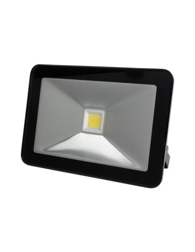 DESIGN LED-SCHIJNWERPER - 50 W, NEUTRAALWIT - ZWART