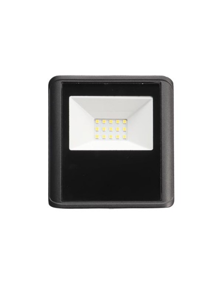 LED-SCHIJNWERPER VOOR BUITENSHUIS - 10 W, NEUTRAALWIT - ZWART