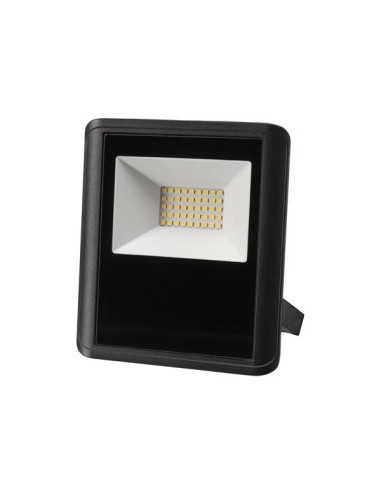 LED-AUßENSTRAHLER - 30 W - NEUTRALWEIß - SCHWARZES GEHÄUSE