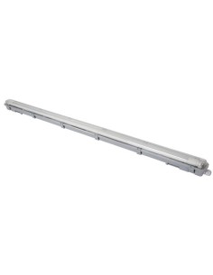 PLAFONNIER AVEC TUBE LED T8 - ÉTANCHE - 126.5 cm - BLANC...