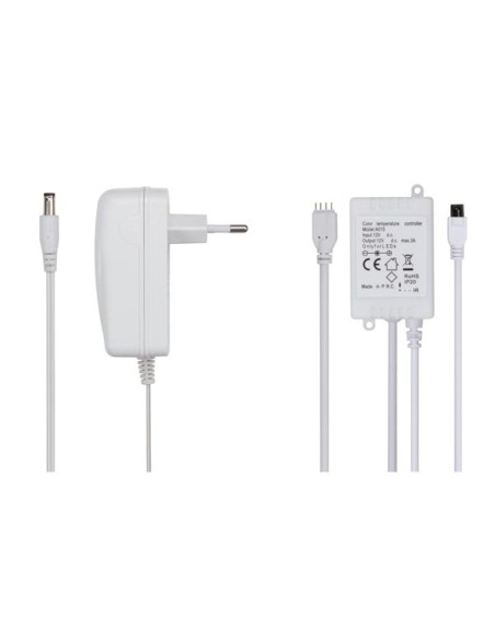 SET MIT FLEXIBLEM LED-STREIFEN, CONTROLLER UND NETZTEIL - DIGITAL ANIMIERT - RGB - 150 LEDs - 5 m - 12 VDC