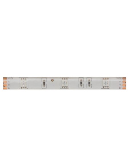 KIT WITH SOUND-CONTROLLED FLEXIBLE LED STRIP, CONTROLLER AND POWER SUPPLY - RGB - 150 LEDs - 5 m - 12 VDC