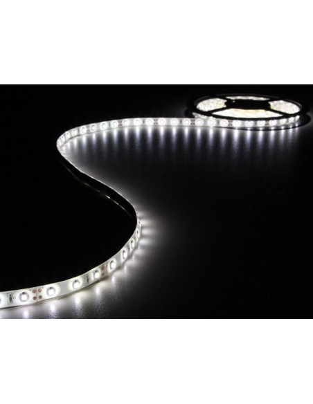 KIT WITH FLEXIBLE LED STRIP AND POWER SUPPLY - COLD WHITE - 180 LEDs - 3 m - 12 VDC