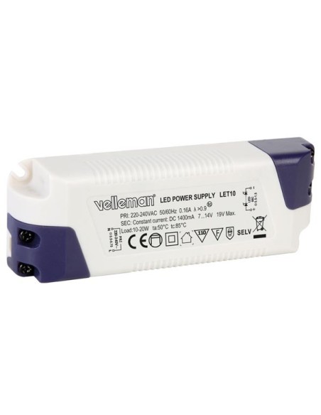 CONSTANT CURRENT LED DRIVER 1400mA - 19V max.