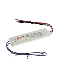 SCHAKELENDE VOEDING - 1 UITGANG - 18 W - 12 V