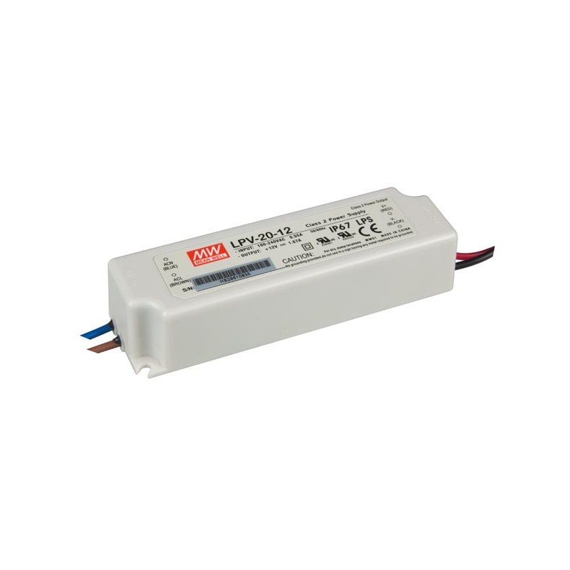 SWITCHING POWER SUPPLY - SINGLE OUTPUT - 20W - 12 V