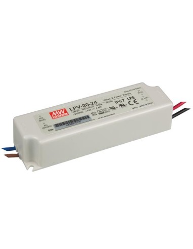 SCHAKELENDE VOEDING - 1 UITGANG - 20 W - 24 V