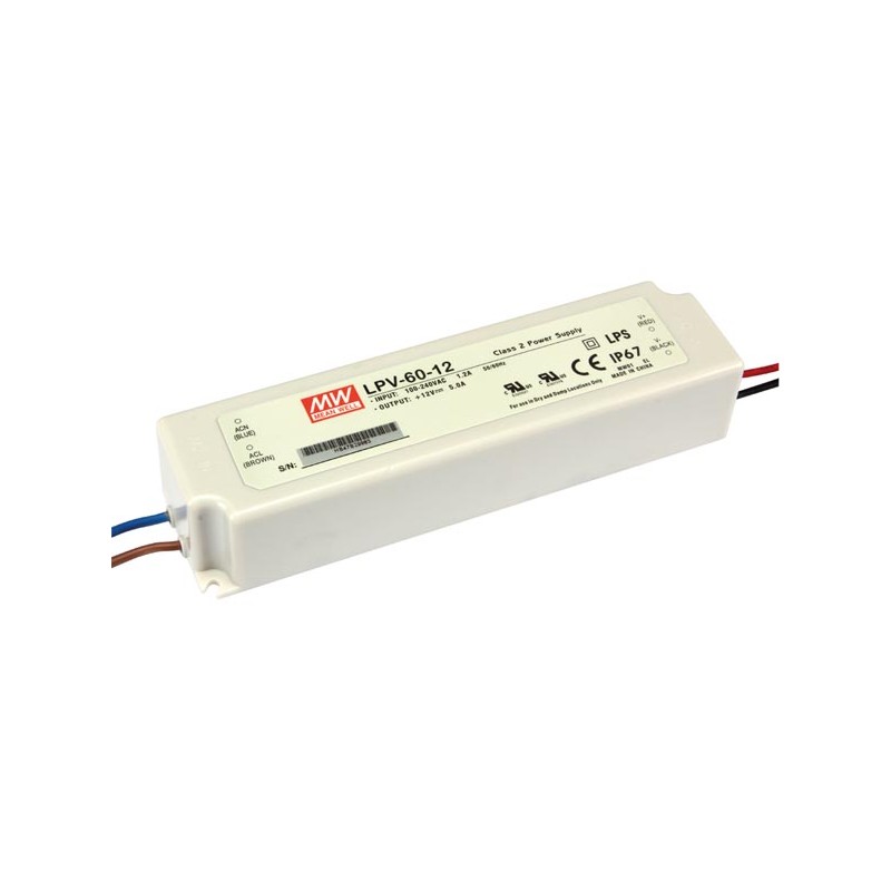 SWITCHING POWER SUPPLY - SINGLE OUTPUT - 60W - 12 V