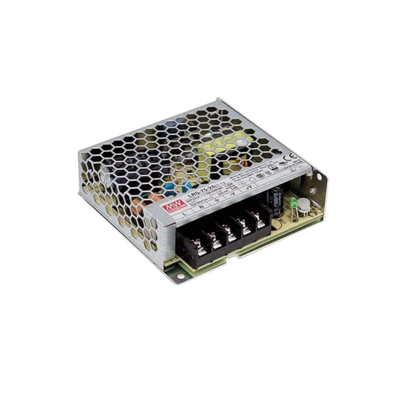 ITE SWITCHING POWER SUPPLY - SINGLE OUTPUT - 75 W - 12 V - CLOSED FRAME - FOR PROFESSIONAL USE ONLY
