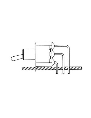 INVERSEUR BIPOLAIRE VERTICAL COUDE ON-OFF-ON
