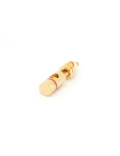 GOLD-PLATED LOUDSPEAKER TERMINAL - RED
