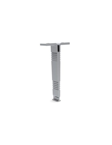 INTERMEDIATE CLOSET SUPPORT ARM FOR ALU-ROUND LED PROFILE - SILVER