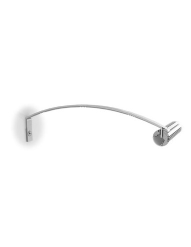 ART LIGHTING ARM FOR ALU-ROUND LED PROFILE - SILVER