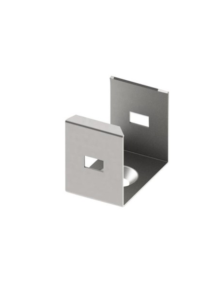 MONTAGEBÜGEL FÜR DAS LED-ALUMINIUMPROFIL 'SLIMLINE 15 mm' - FEDERSTAHL - SILBER