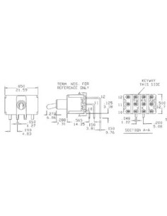 INVERSEUR TETRAPOLAIRE VERTICAL COUDE ON-ON 2