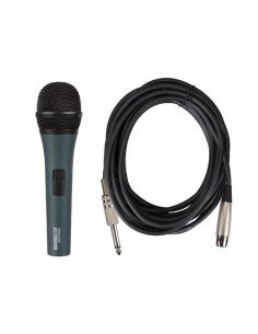 MICROPHONE DYNAMIQUE NOIR AVEC MALLETTE