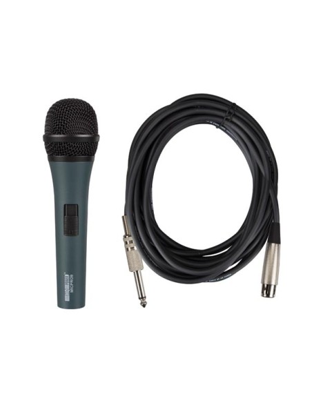 DYNAMIC MICROPHONE WITH CARRY CASE - BLACK