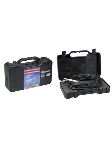 DYNAMIC MICROPHONE WITH CARRY CASE - BLACK