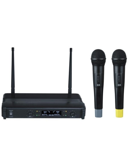 DUAL-CHANNEL WIRELESS MICROPHONE SYSTEM