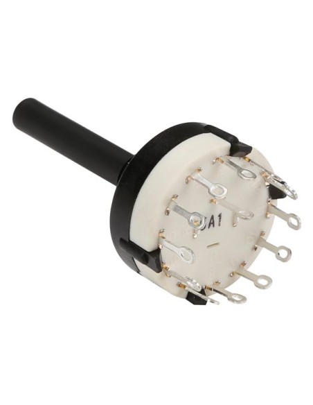ROTARY SWITCH 1P / 12 POSITIONS SOLDER CONNECTIONS