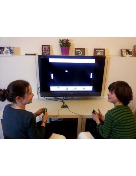 KLASSIEK TV-TENNISGAME MET ANALOGE RACKETS