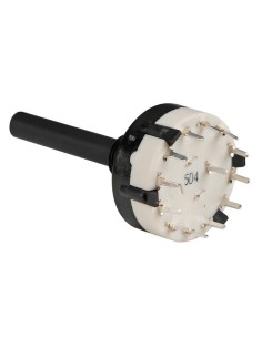 COMMUTATEUR ROTATIF 1 CIRCUIT / 12 POSITIONS - MONTAGE CI