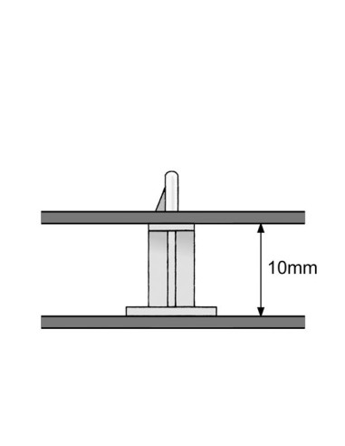 SUPPORT POUR CIRCUIT IMPRIME OUVERTURE 3mm H...